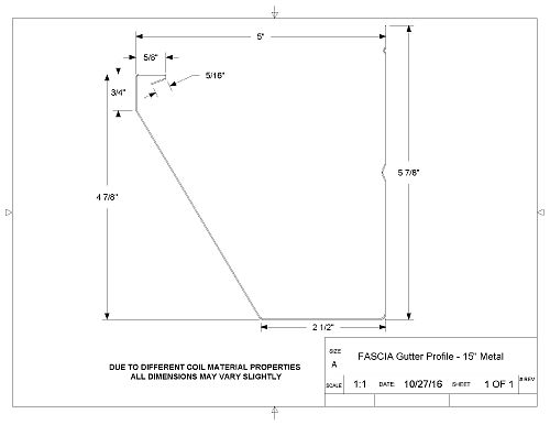 5 Ironman Fascia G/M Gutter Profile