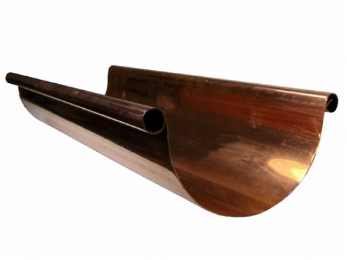 Half Round Double Bead Copper Rain Gutter, Half Round Gutters,Rain Gutter Supplies