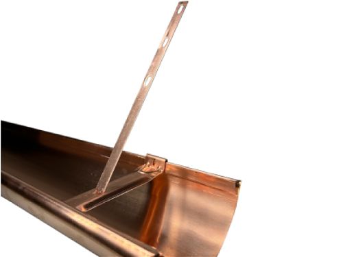 Fascia Hanger & T-Strap attached to Gutter