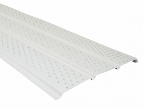 Vented Aluminum Soffit - Triple 4