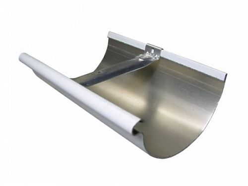 6 Half Round Fascia Hanger front view in gutter