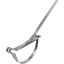 Half Round Galvanized Steel Rival Hanger