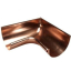 Euro Copper Half Round Inside Miter