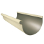 Almond Half Round Reverse Bead Gutters
