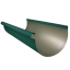 Grecian Green Half Round Reverse Bead Gutters