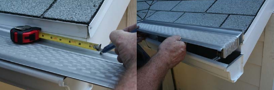 Clean Mesh Gutter Guard Installation Instructions